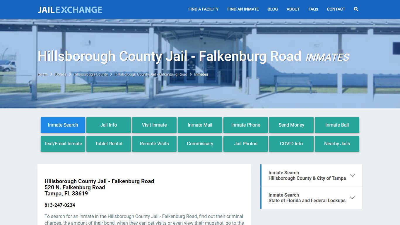 Falkenburg Road Inmates - JAIL EXCHANGE