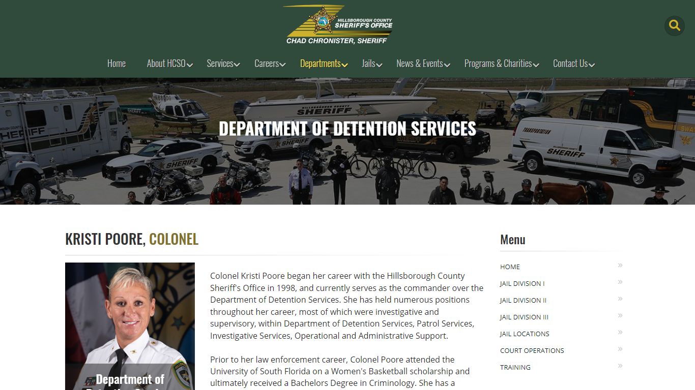 Department of Detention Services | HCSO, Tampa FL